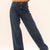 Navy Wide Leg Jeans