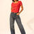 Vintage Wash Wide Leg Jeans