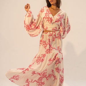 Pink Patterned Summer Set