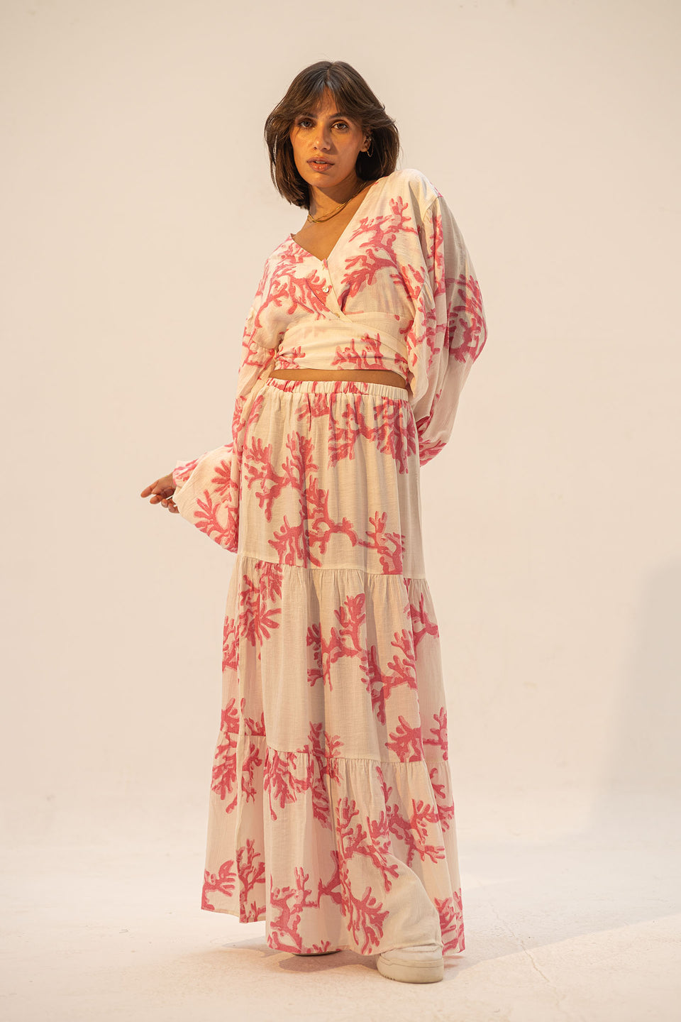 Pink Patterned Summer Set