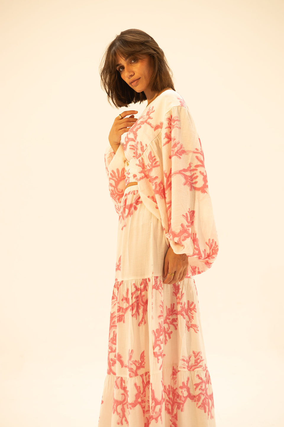 Pink Patterned Summer Set
