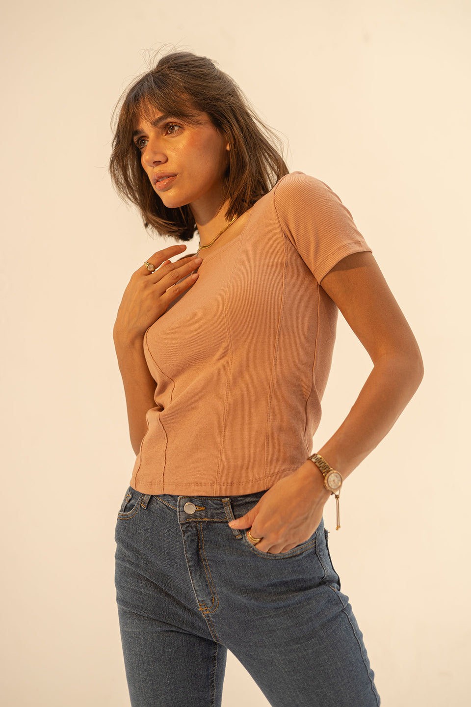 Coffe Summer Ripped Basic