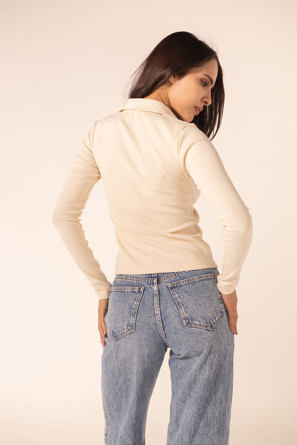 Off White Long Sleeves Basic