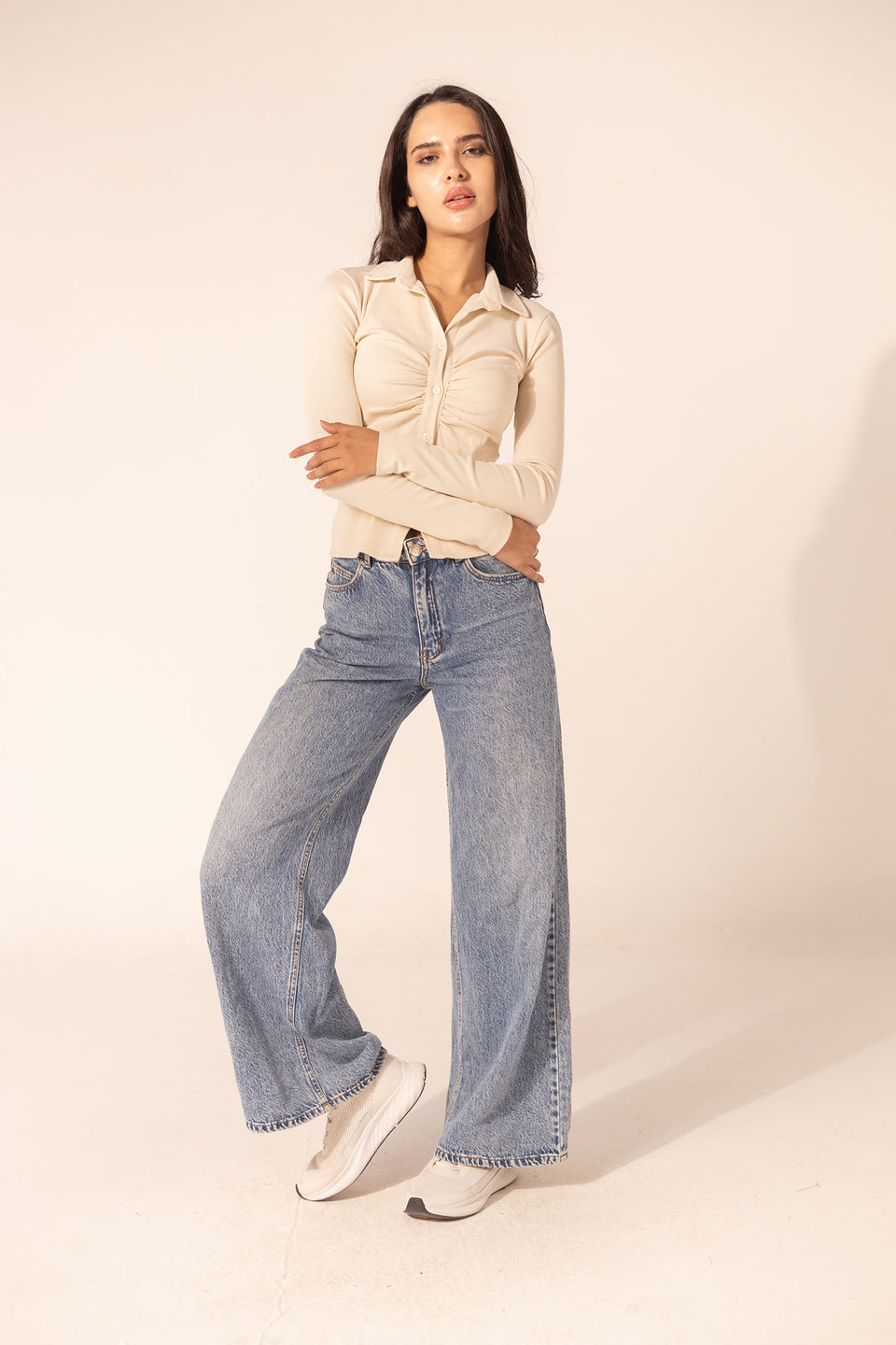 Off White Long Sleeves Basic