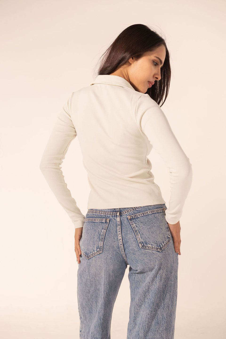 White Long Sleeves Basic