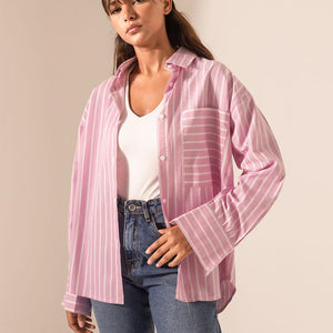 Rose Striped Long Sleeves