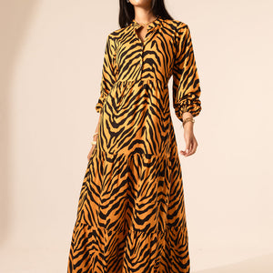 Brown zebra Summer Dress