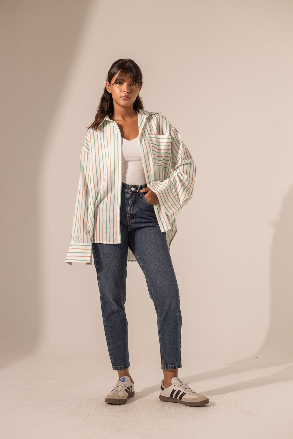 Colorful Striped Long Sleeve Shirt