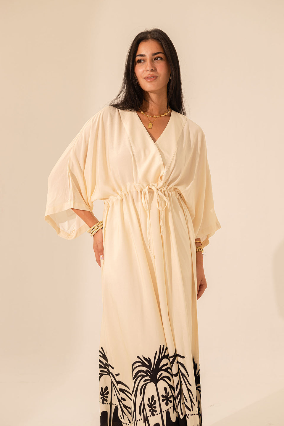 Black Wrap Summer Dress