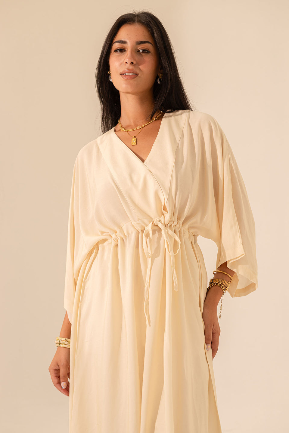 Black Wrap Summer Dress