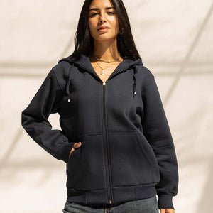 هودي ميلتون كحلي بسحاب – أناقة عملية بتصميم متقن