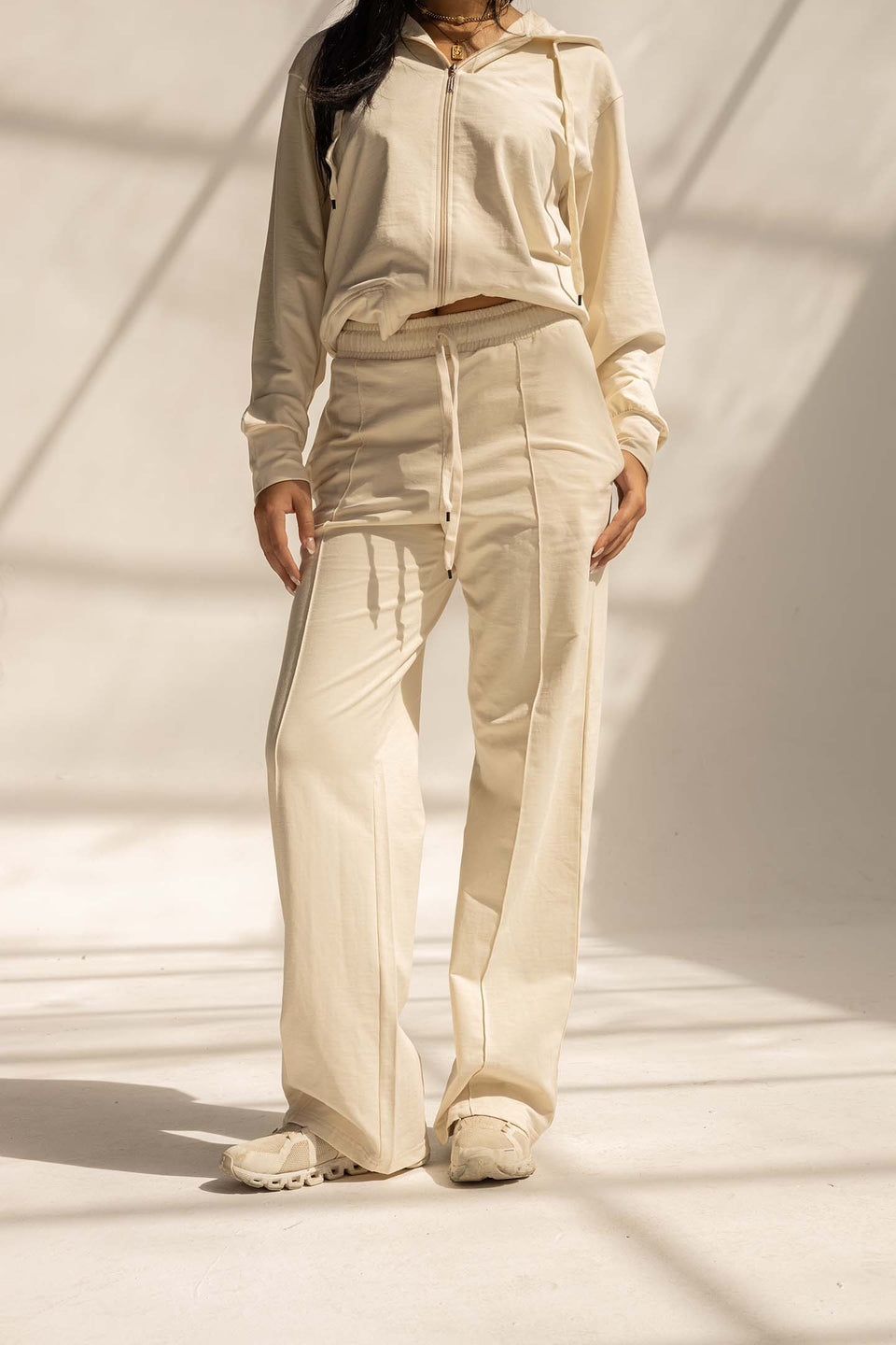 Off White Comfy Milton Wide-Leg Pants