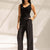Black Tailored Wide-Leg Pants