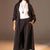 Black Textured Long cardigan