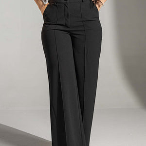 Black Tailored Elegant Pants