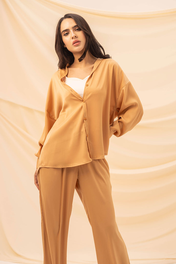 Camel Stain Comfort Shirt