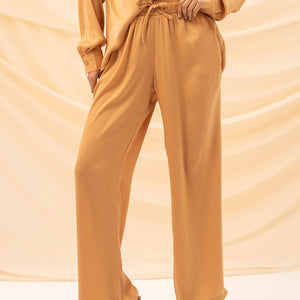 Camel Stain Comfort Pants