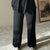 Black Linen Comfort Pants