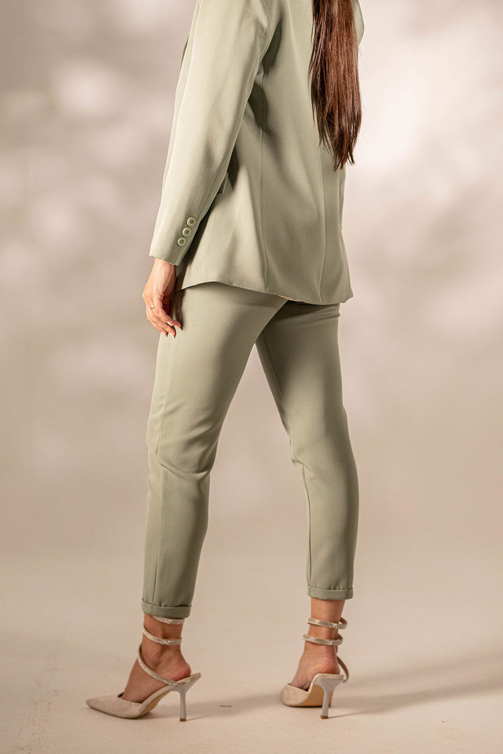 Mintgreen Formal Modern Fit Pants