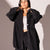 Black Velvet Oversize Shirt