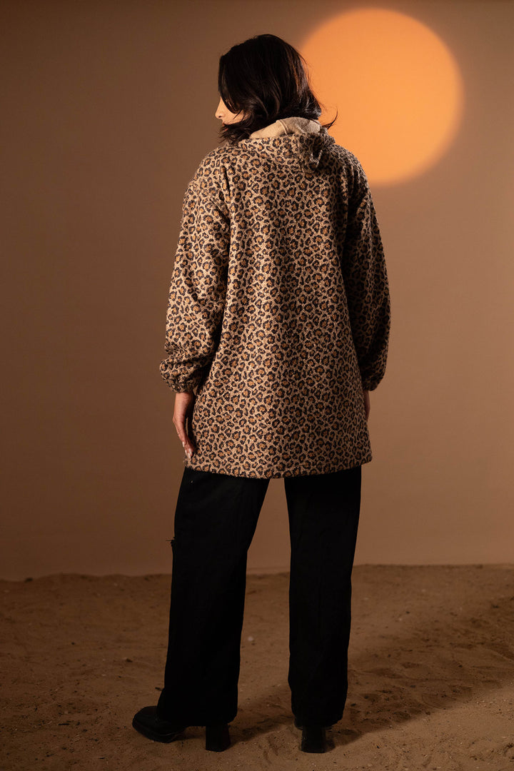 Brown Leo Pard Jacket