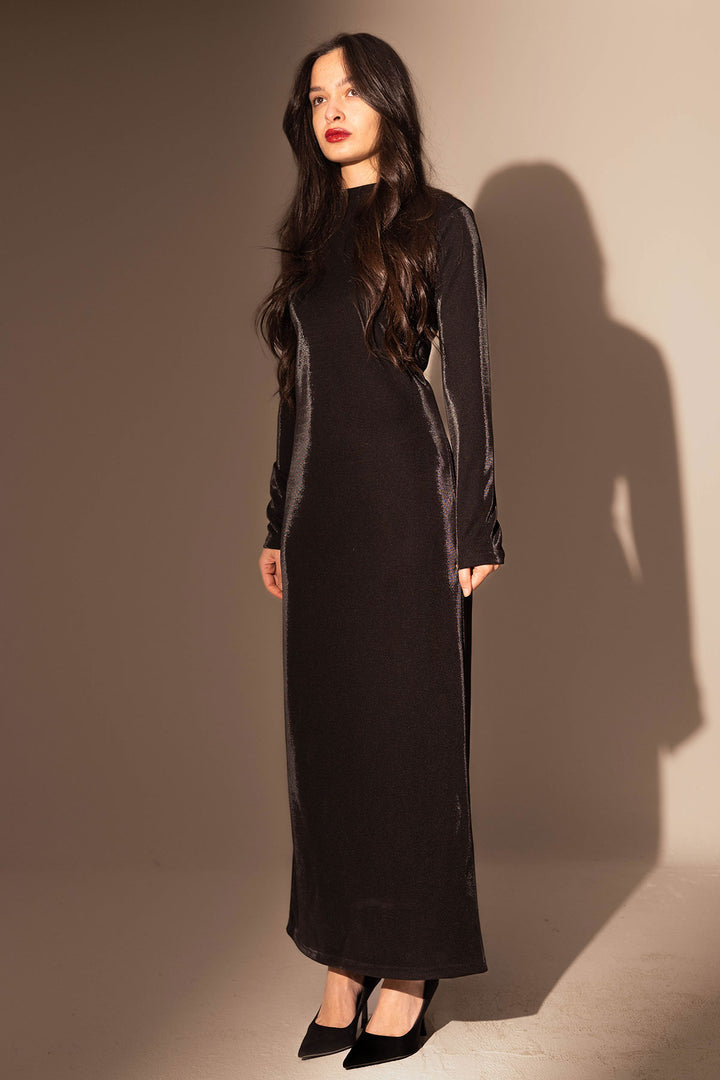 Black Shiny Dress