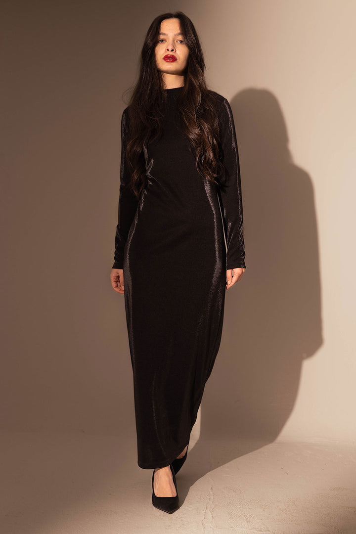 Black Shiny Dress