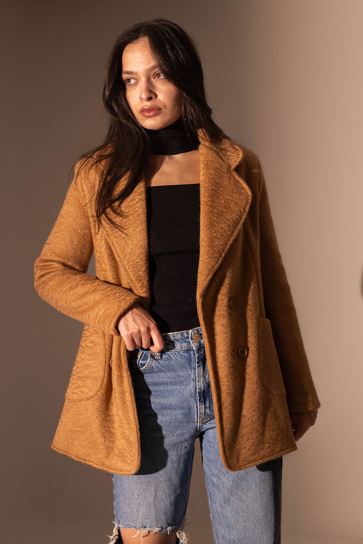 Camel Winter Gough Blazer
