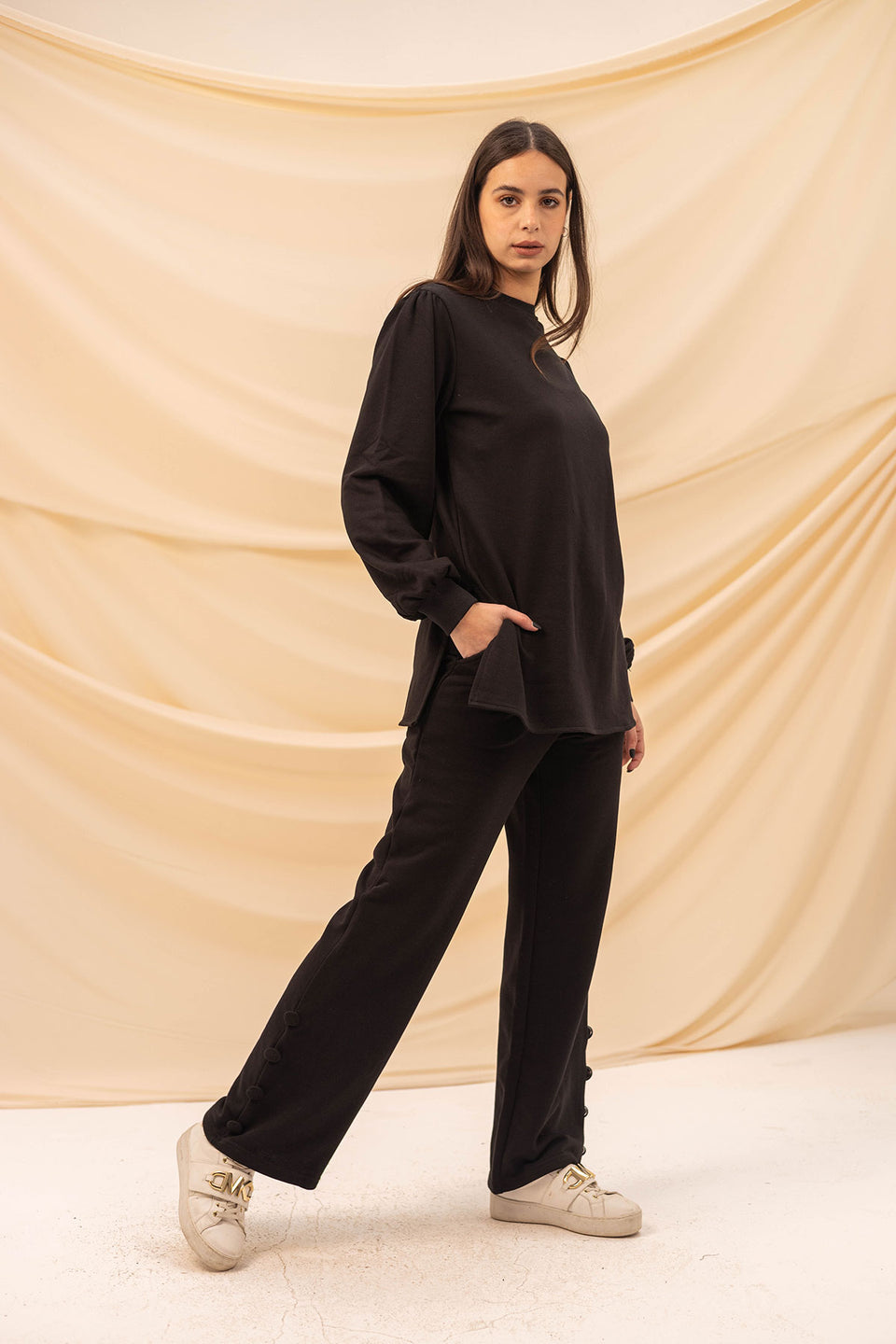 Black Summer Melton Set