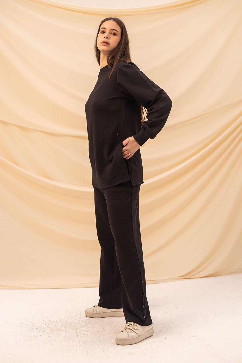 Black Summer Melton Set