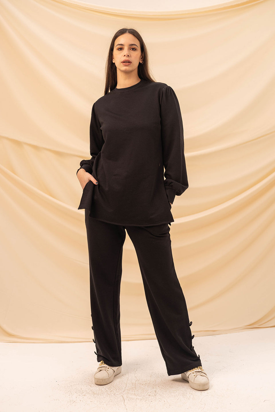 Black Summer Melton Set