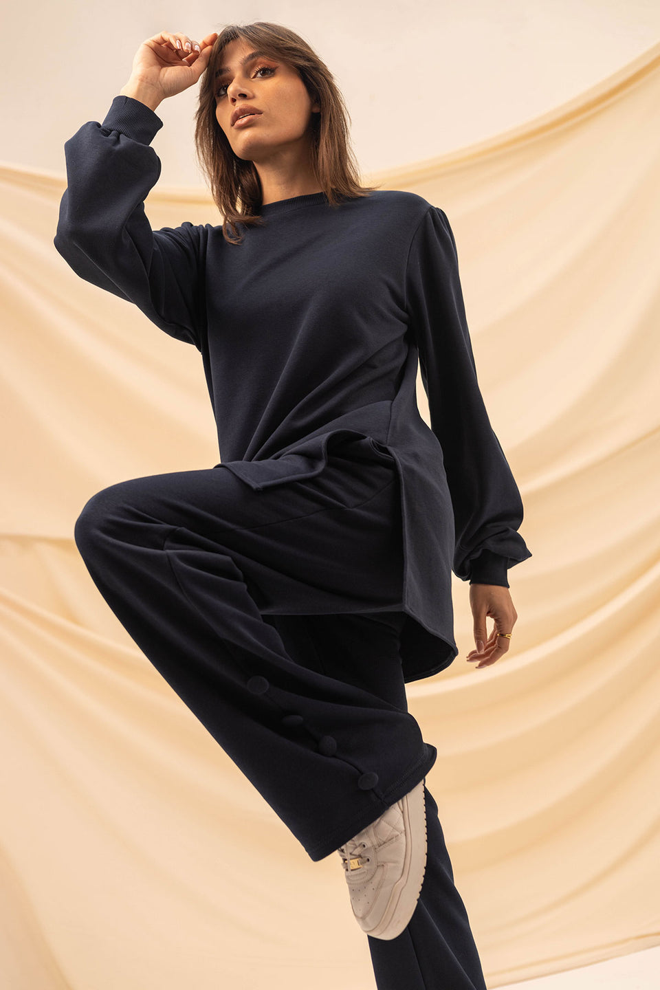 Navy Summer Melton Set