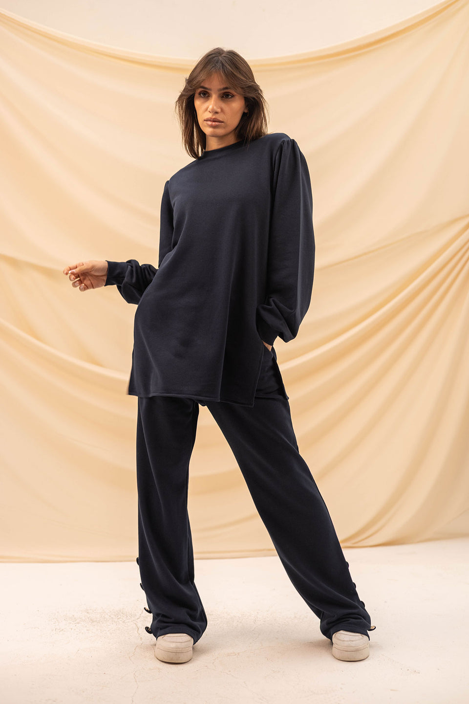 Navy Summer Melton Set