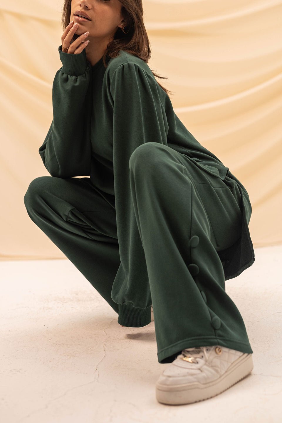 Olive Summer Melton Set