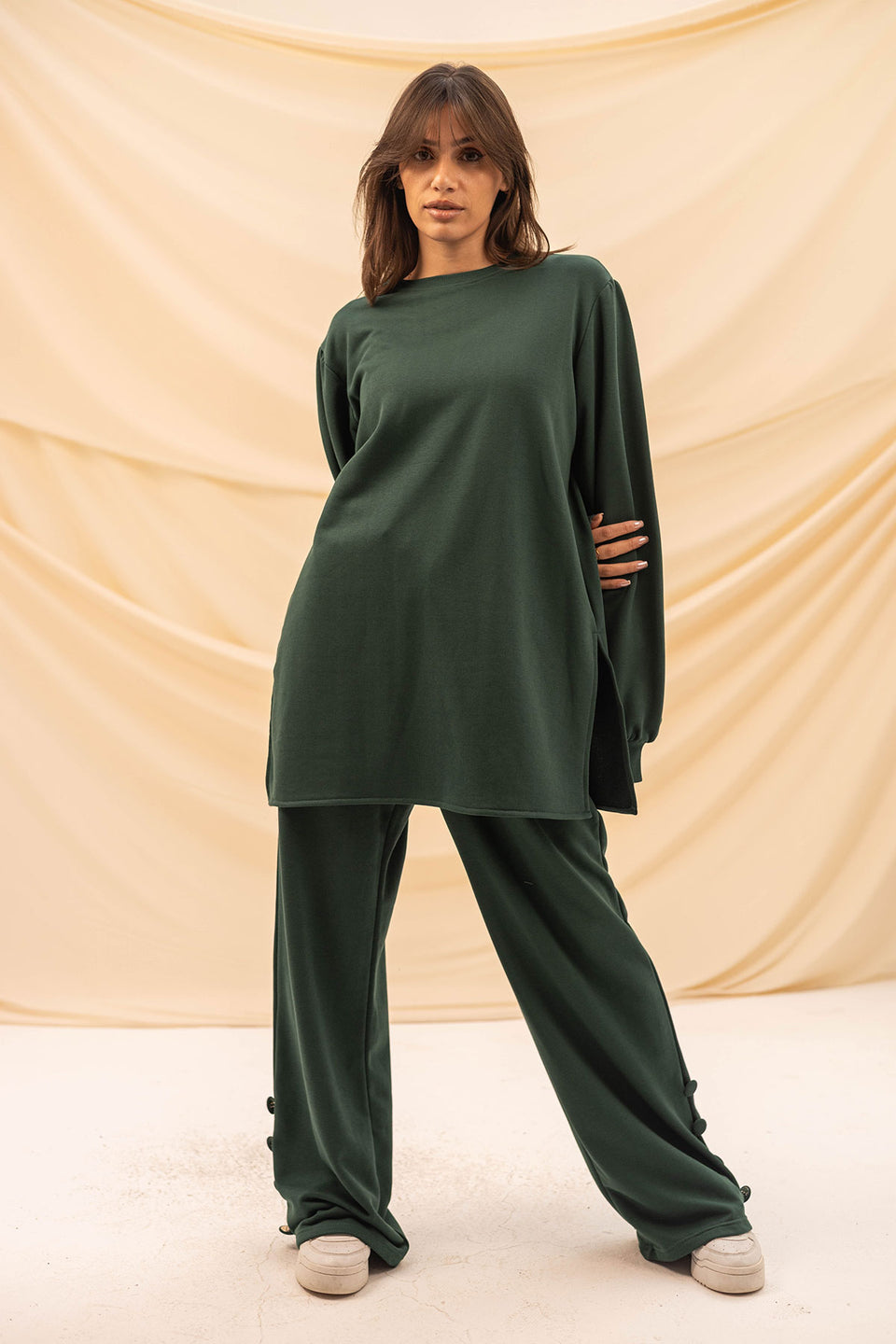 Olive Summer Melton Set