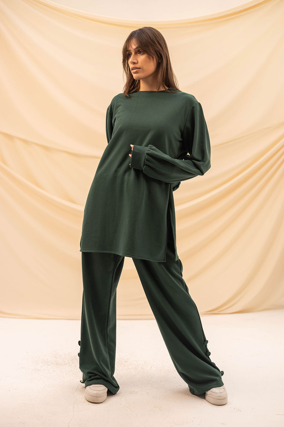 Olive Summer Melton Set