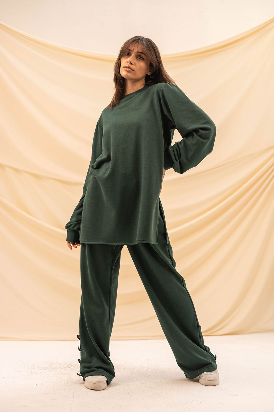 Olive Summer Melton Set