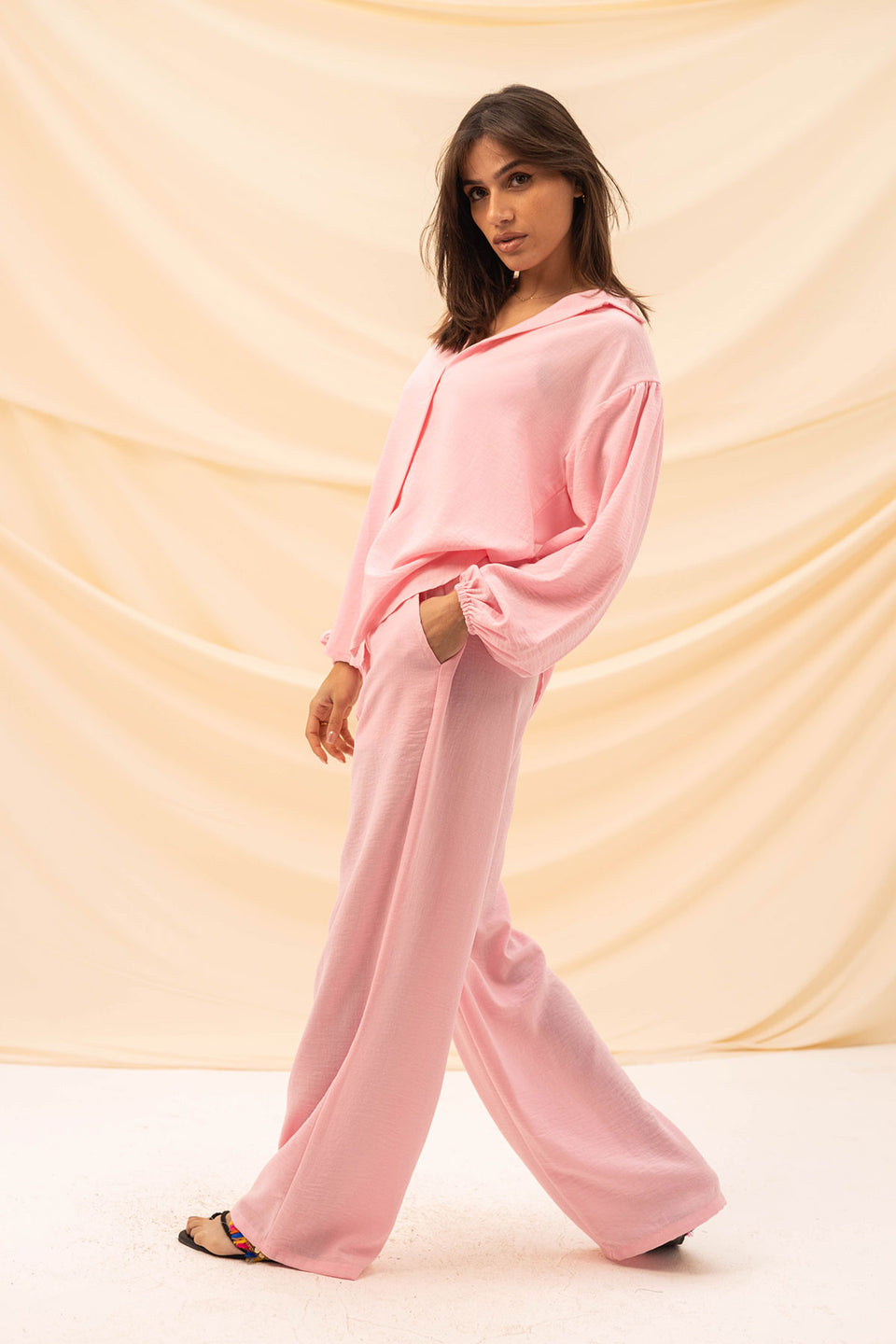 Pink Comfort Linen Set