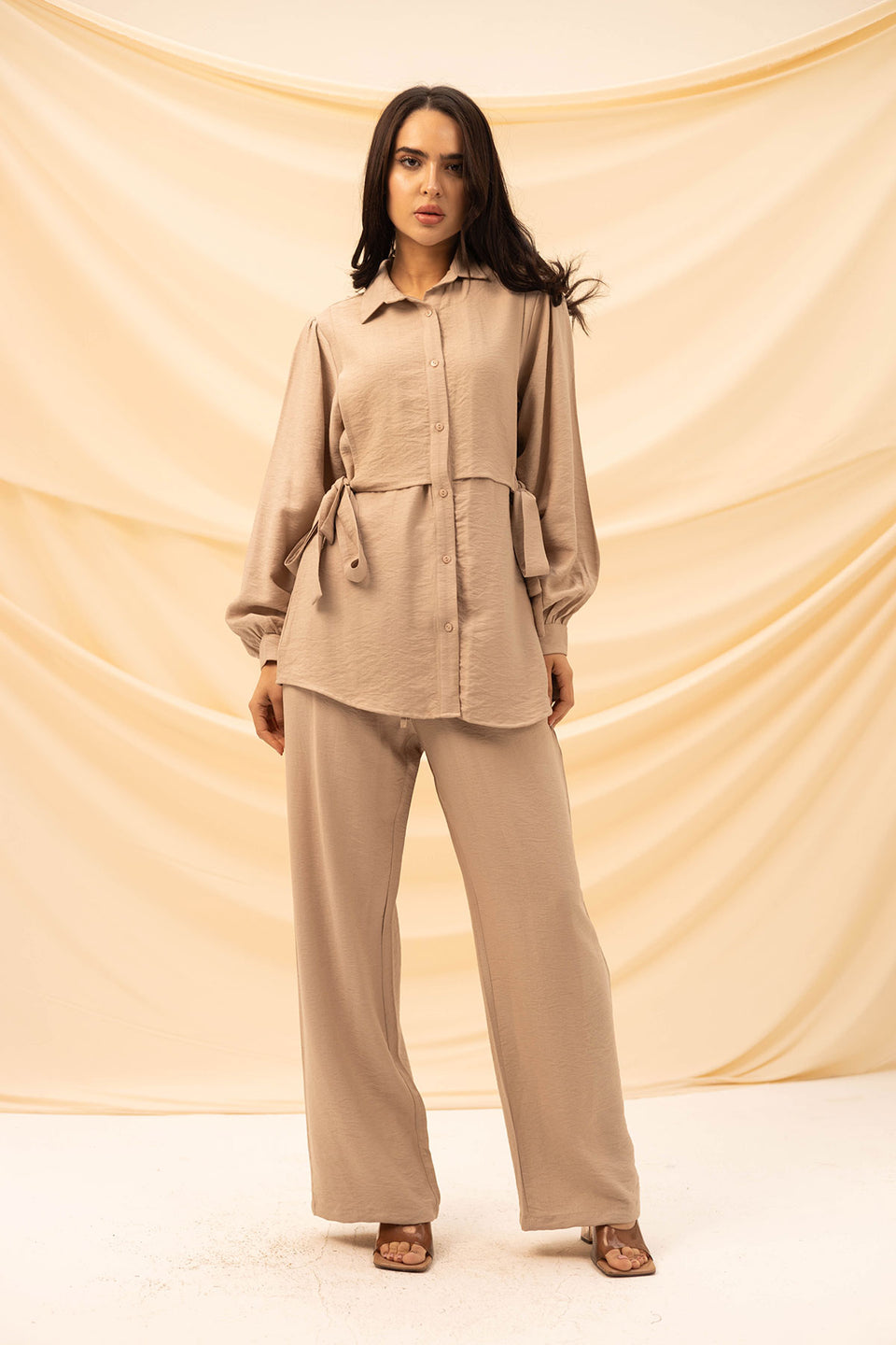 Beige Comfort Linen Set