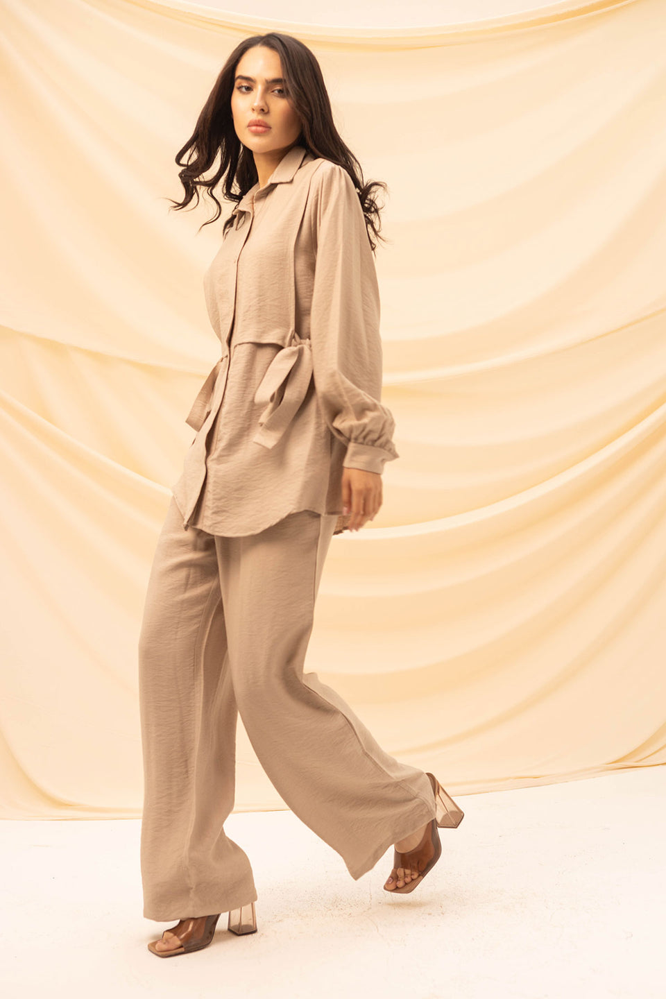 Beige Comfort Linen Set