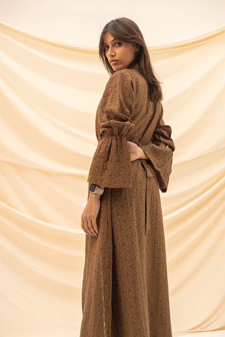 كارديجان بني منقوش بالزهور