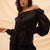 Black Chic Organza Blouse