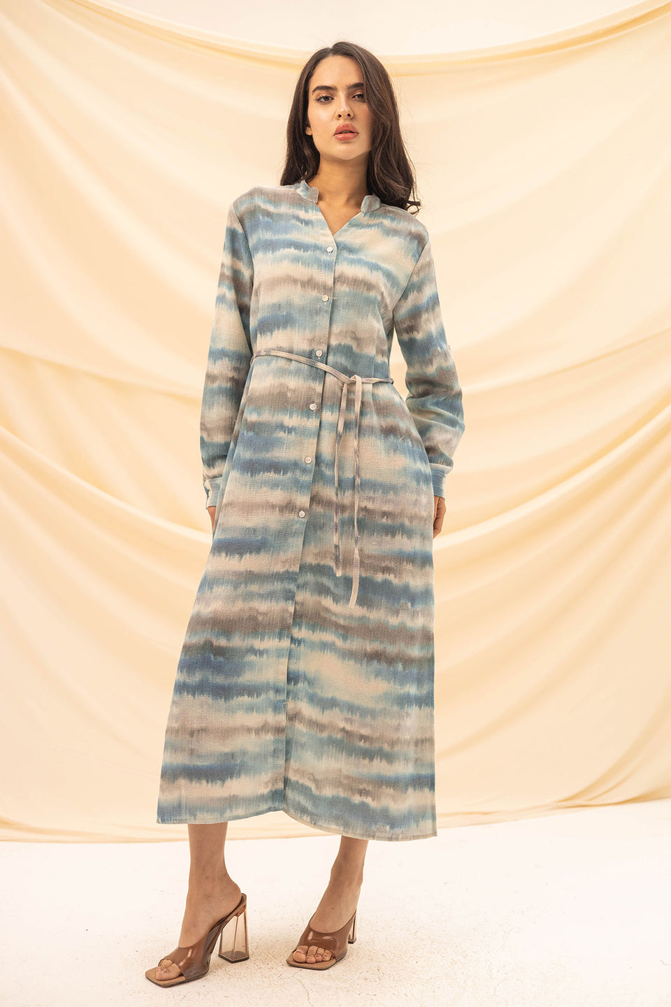 Blue Summer Knitted Dress