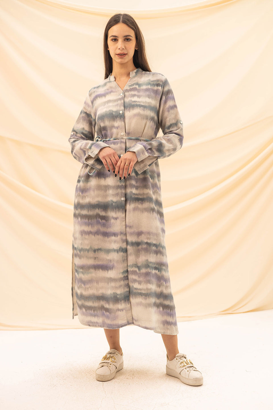 Purple Summer Knitted Dress
