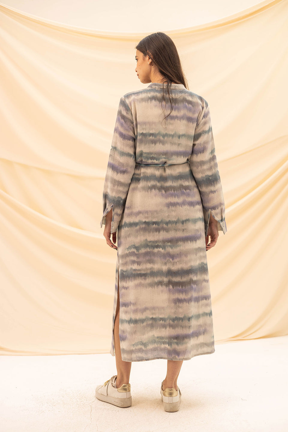 Purple Summer Knitted Dress