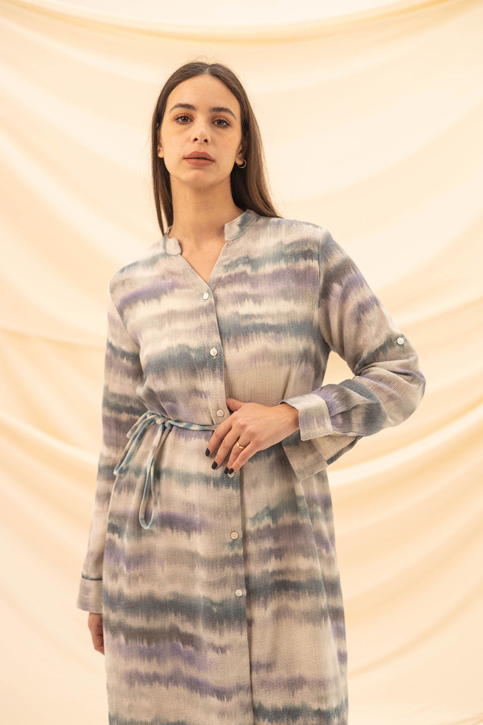 Purple Summer Knitted Dress
