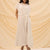 White Linen Sleevless Tied Dress