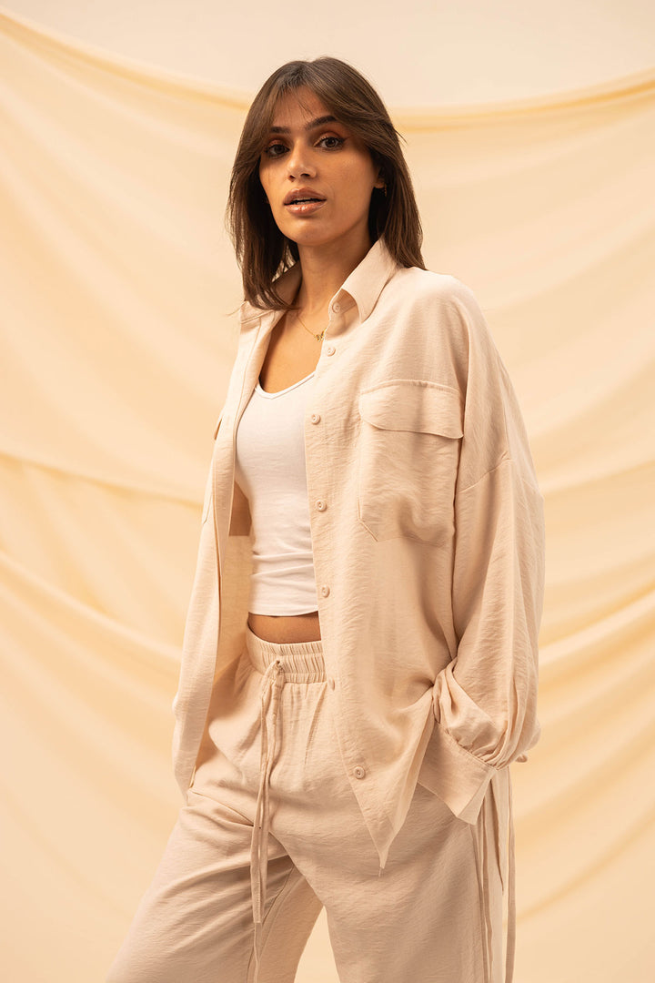 Beige Comfort Linen Set