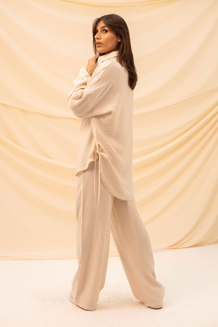 Beige Comfort Linen Set