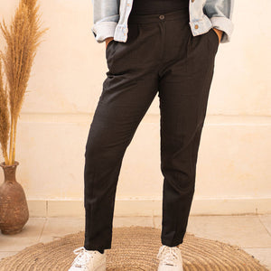 Black Bow Formal Pants